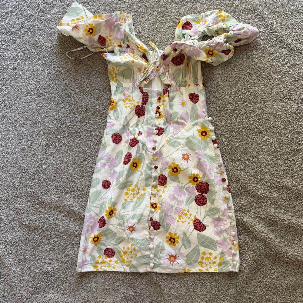 Sabo Skirt Coco Off Shoulder Floral Dress Size XS / US Sz 2